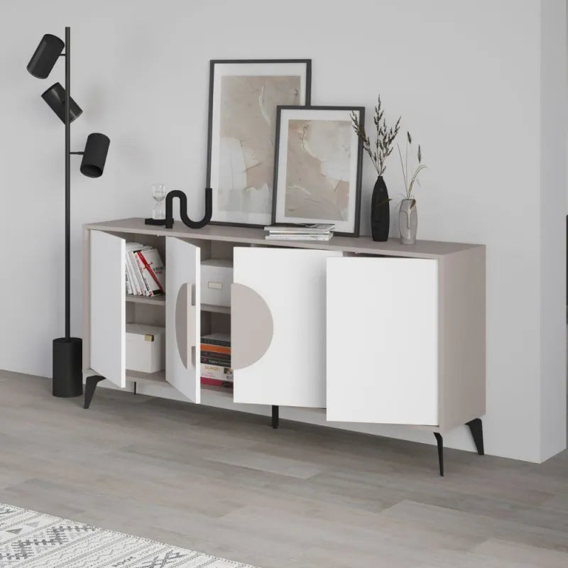 Madia Sun – 4 Ante con Gambe in Metallo Nero