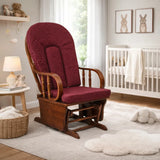 Dondolo Douglas in Legno con Cuscino – Poltrona a Dondolo Oscillante