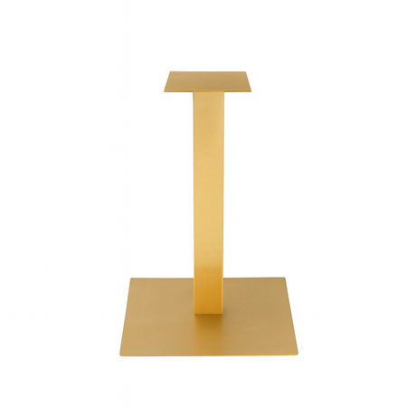 Base per Tavolo in Acciaio Nero Opaco 50x50x72 cm – Design Moderno e Minimal per Piani HPL