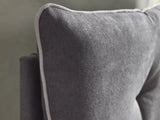 Milan Double Bed with Faux Leather Storage - Headboard with Removable Cushions and Modern Design