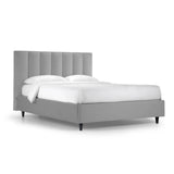 Paris Padded Bed with Storage Box and Banded Headboard - Made in Italy
