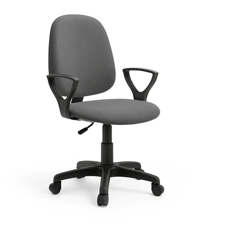 Torino Office Chair – Swivel in Faux Leather with Armrests – Modern and Comfortable Design