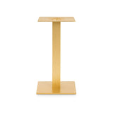 Base alta per tavolo in acciaio 108 cm, colore nero, oro e bianco