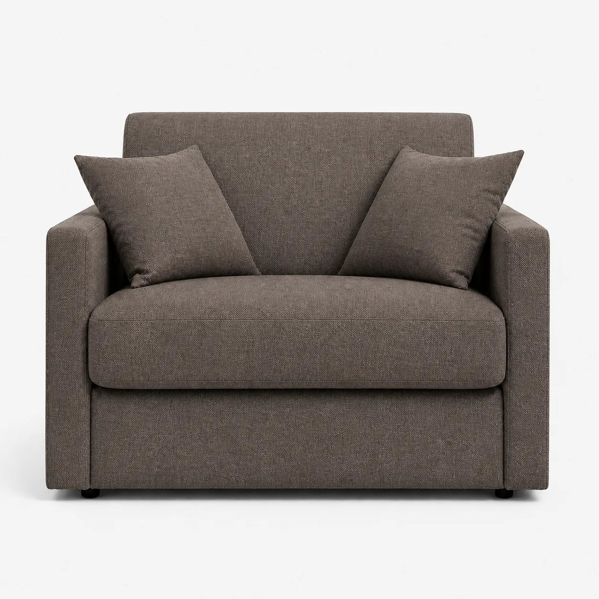 Poltrona letto salvaspazio con materasso 18 cm, in tessuto idrorepellente e antimacchia vari colori