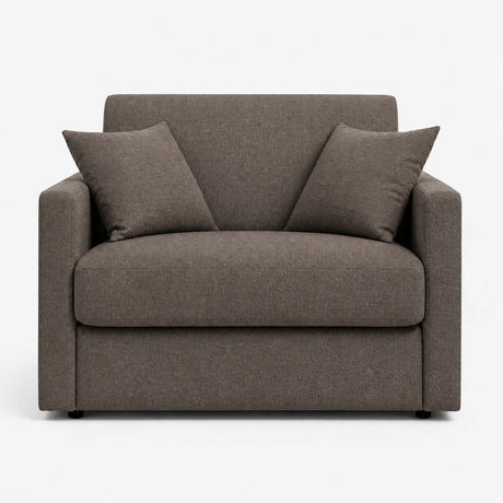 Poltrona letto salvaspazio con materasso 18 cm, in tessuto idrorepellente e antimacchia vari colori