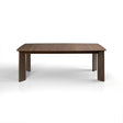 Tavolo Douglas allungabile in legno Noce da 200 a 260 cm