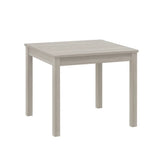 Tavolo allungabile 90x90 cm in legno quercia bianca con apertura a libro