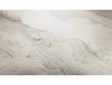 Tavolo Infinity Ceramic allungabile con top in vetroceramica effetto marmo bianco e struttura in metallo nero