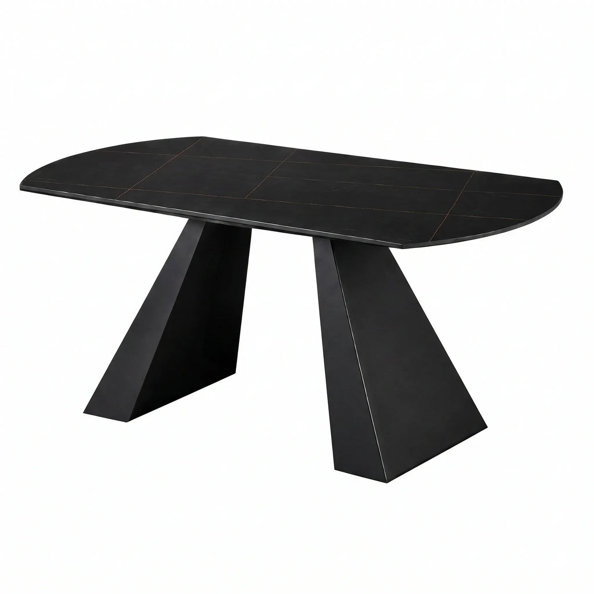 Tavolo Space allungabile con apertura rotante, piano in ceramica e due allunghe integrate, da 150 × 90 cm a rotondo Ø 150 cm
