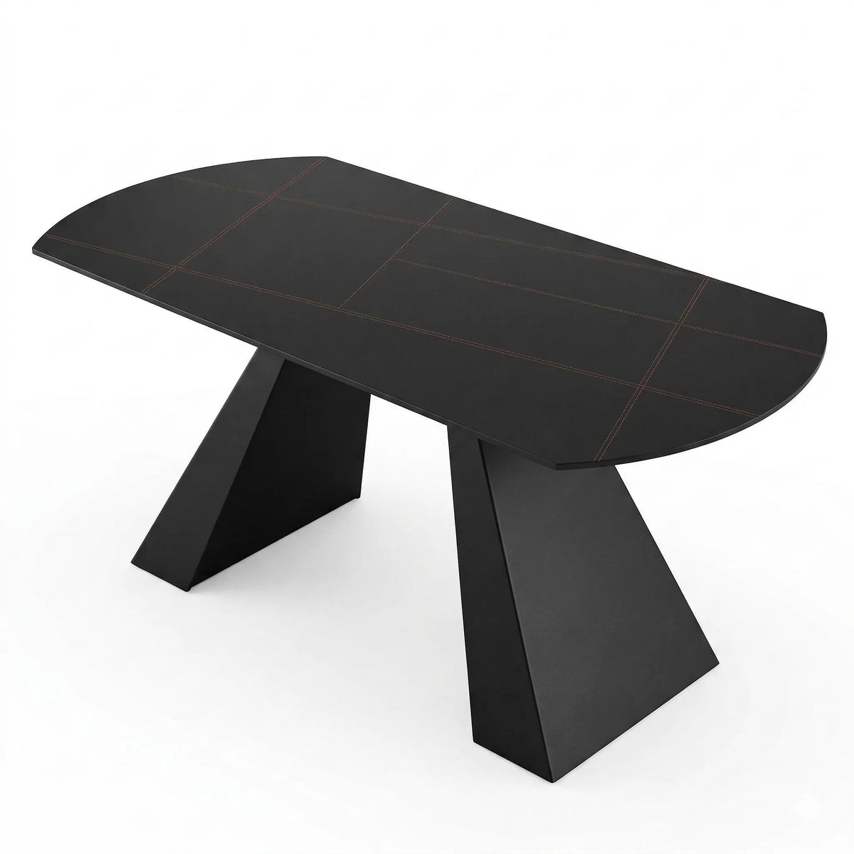 Tavolo Space allungabile con apertura rotante, piano in ceramica e due allunghe integrate, da 150 × 90 cm a rotondo Ø 150 cm